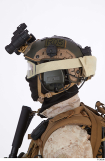 Photos Casey Schneider Paratrooper with helmet head helmet mask standing…